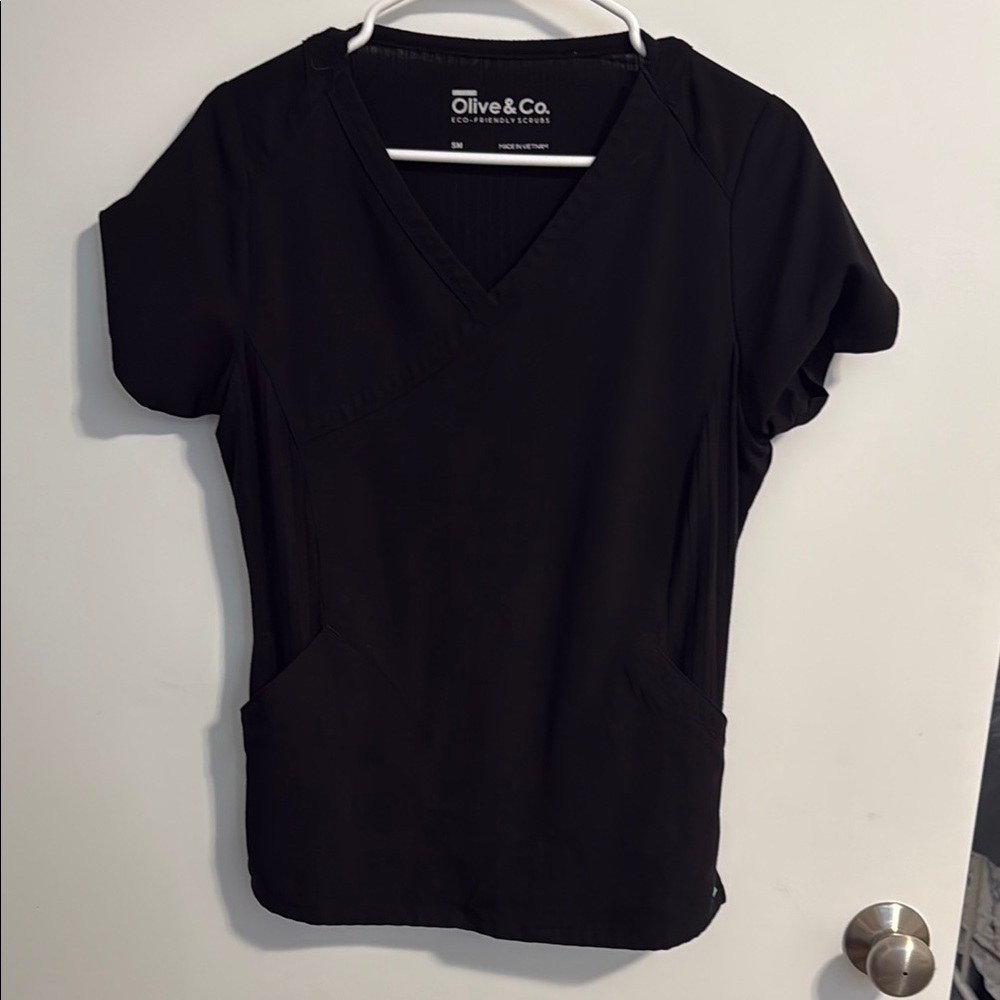 Women's Black scrub Top
